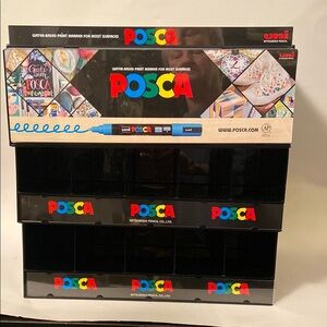 POSCA modular display stand designed for organize and show various paint marker